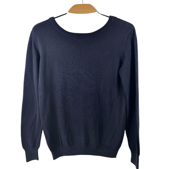 Adidas Originals Navy Sweater w/ Silver “Originals” Print Size Small - Picture 7 of 12